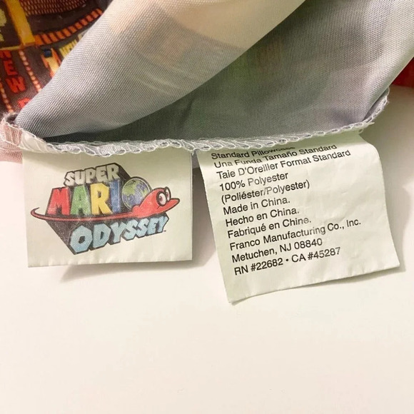 Nintendo Super Mario Pillow Case Standard Size 20" x 30" 1 Piece Pillowcase - Picture 11 of 12
